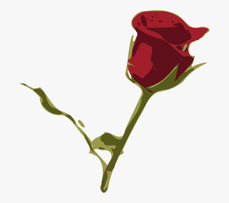 Rosa Flower Cliparts 24, Buy Clip Art - Flor Rosa Roja Png, Transparent Clipart
