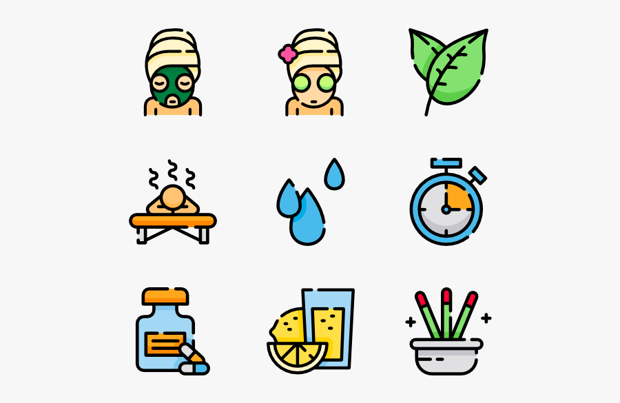 Massage Icons Free Spa - Icon, Transparent Clipart