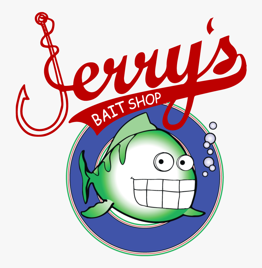 Live Music And Great Pizza & Eats - Jerry's Bait Shop Logo, Transparent Clipart