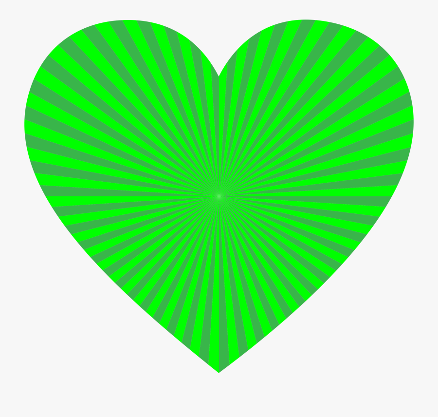 Clipart - Clip Arts Of Yellow Green Heart, Transparent Clipart