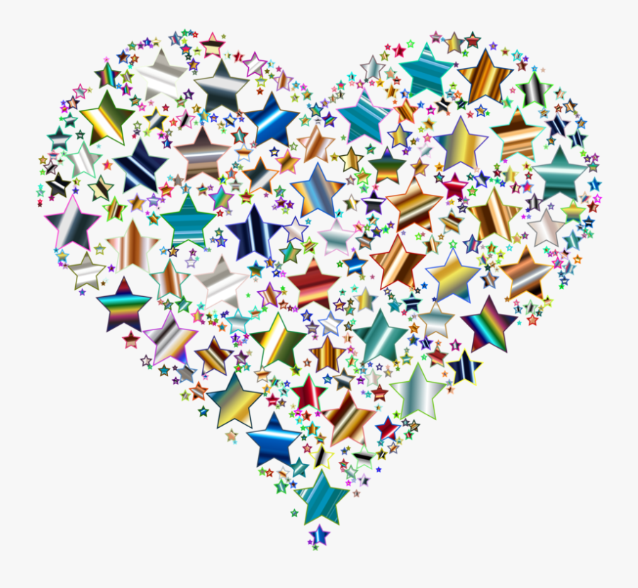 Heart,line,star - Portable Network Graphics, Transparent Clipart