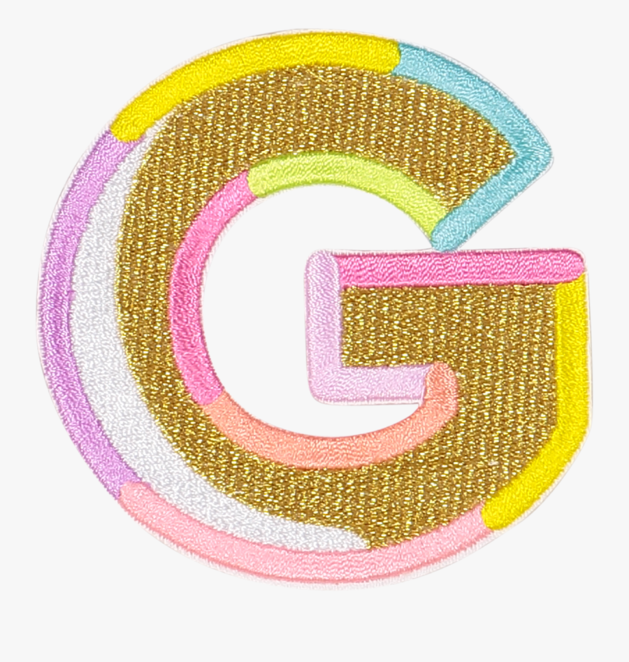 Gold Color Block Letter - Circle, Transparent Clipart