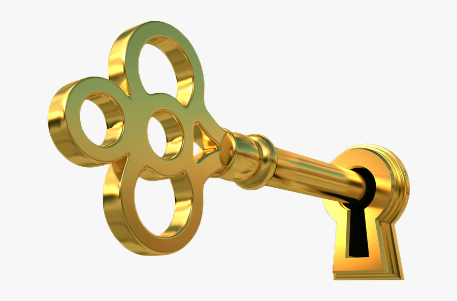 Golden Key Png Image Transparent - Transparent Background Key Gif, Transparent Clipart