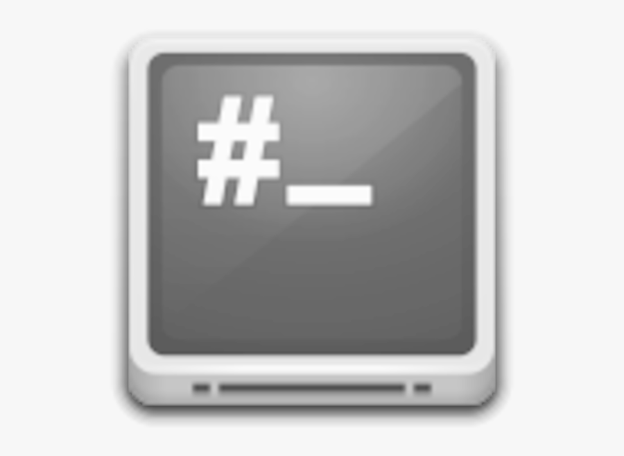 Apps Utilities Terminal Icon Image - Electronics, Transparent Clipart