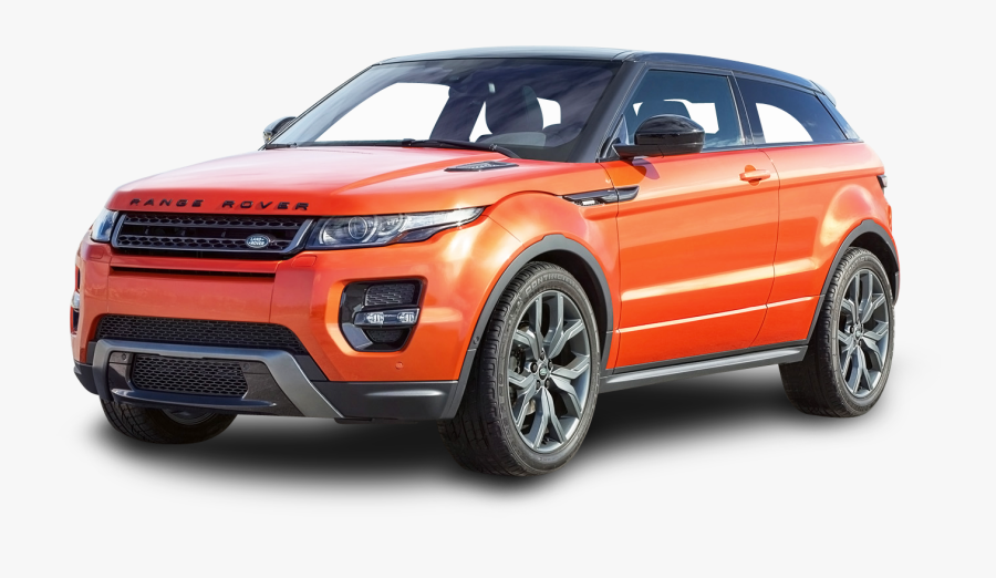 Range Rover Evoque 2012 Orange, Transparent Clipart