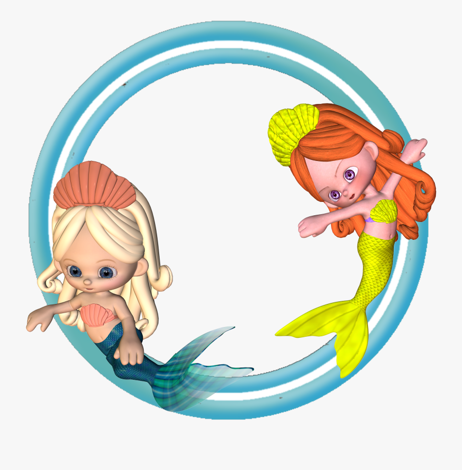 Frame Borders Pinterest - Clipart Mermaids Border, Transparent Clipart