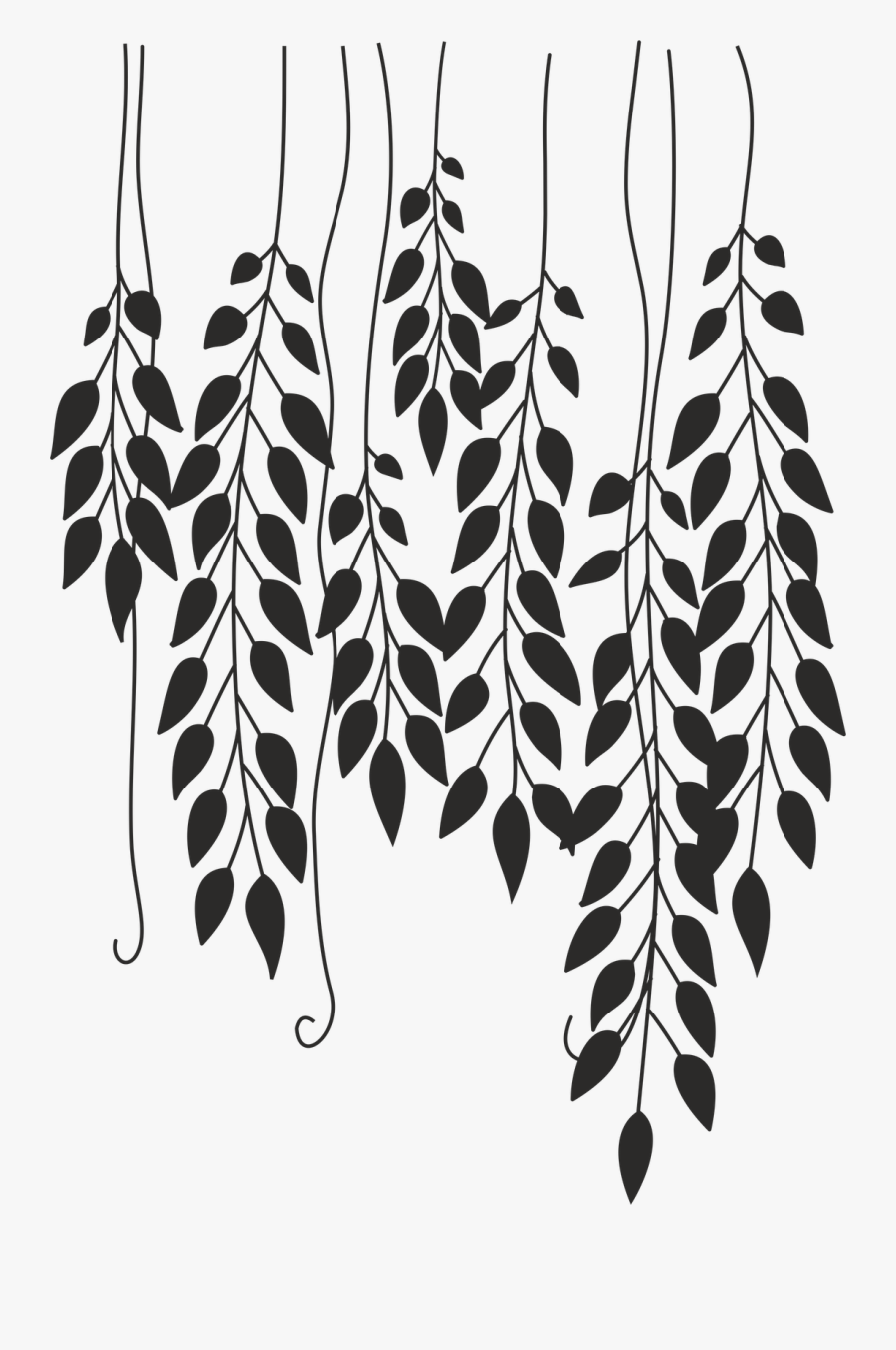 Tree Vines And Flowers Drawing Clipart , Png Download - Vines Around A Branch Drawing, Transparent Clipart