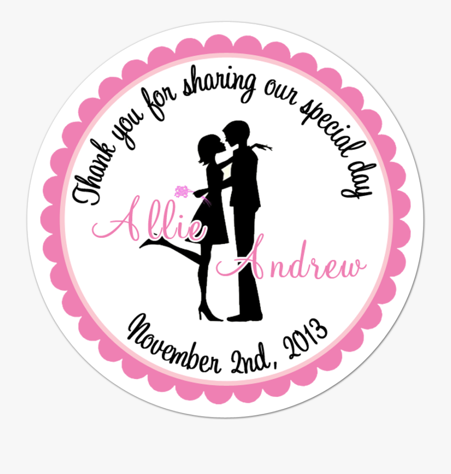 Fancy Wedding Sticker, Transparent Clipart