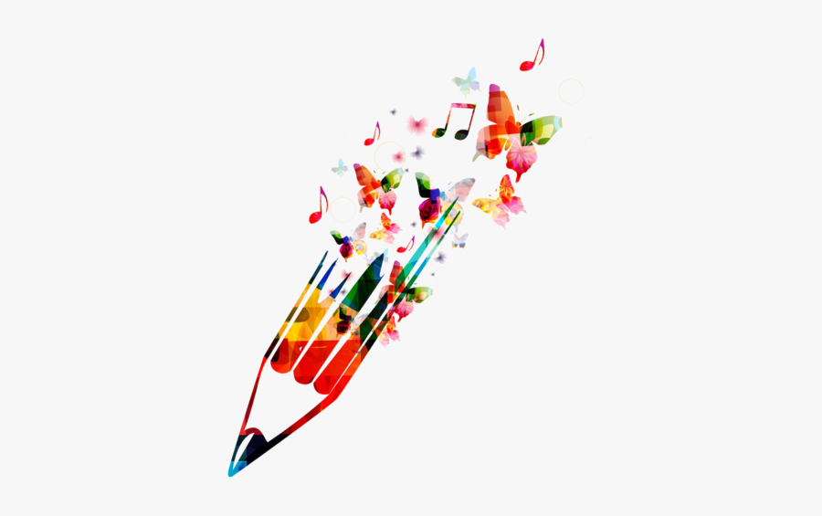 Crayons Ecole Scrap Couleurs - Creativity Clipart, Transparent Clipart