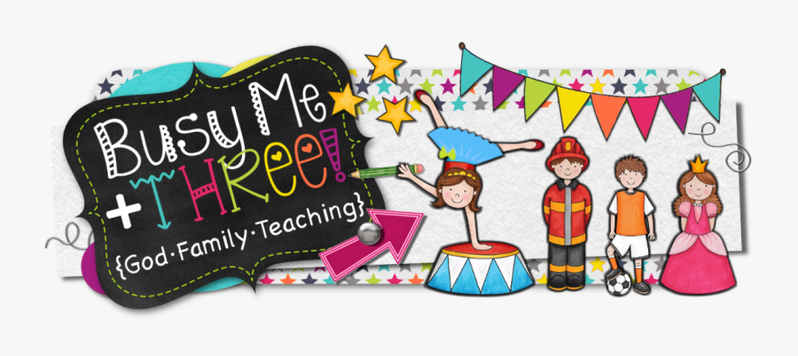 Busy Me Plus Three, Transparent Clipart