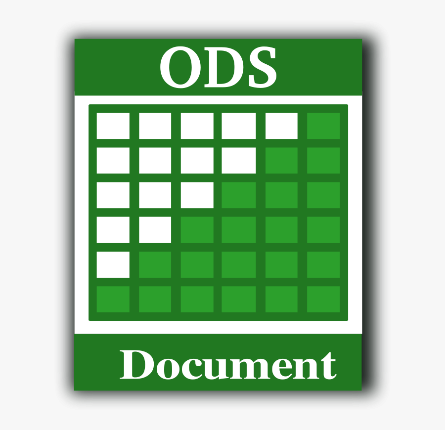 Rmix Spread Sheet Icon - Hoja De Calculo Ods, Transparent Clipart