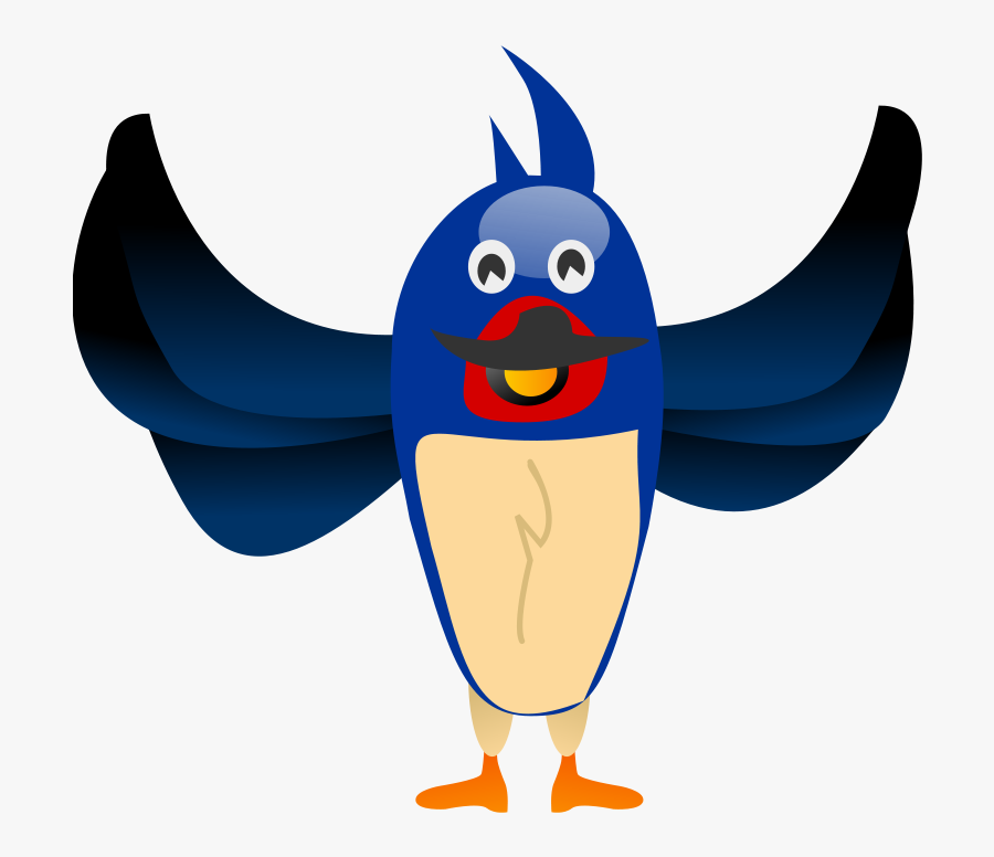 Hirundo Happy - Happy Birdie Clip Art, Transparent Clipart