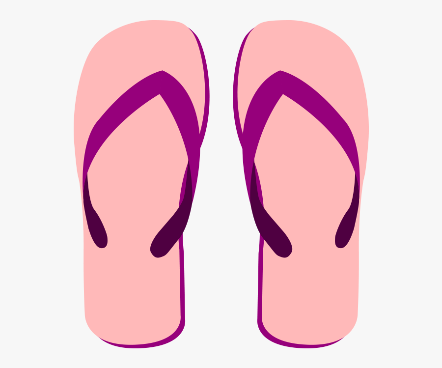 Vector Flipper Png Transparent - Sandal Download Png, Transparent Clipart