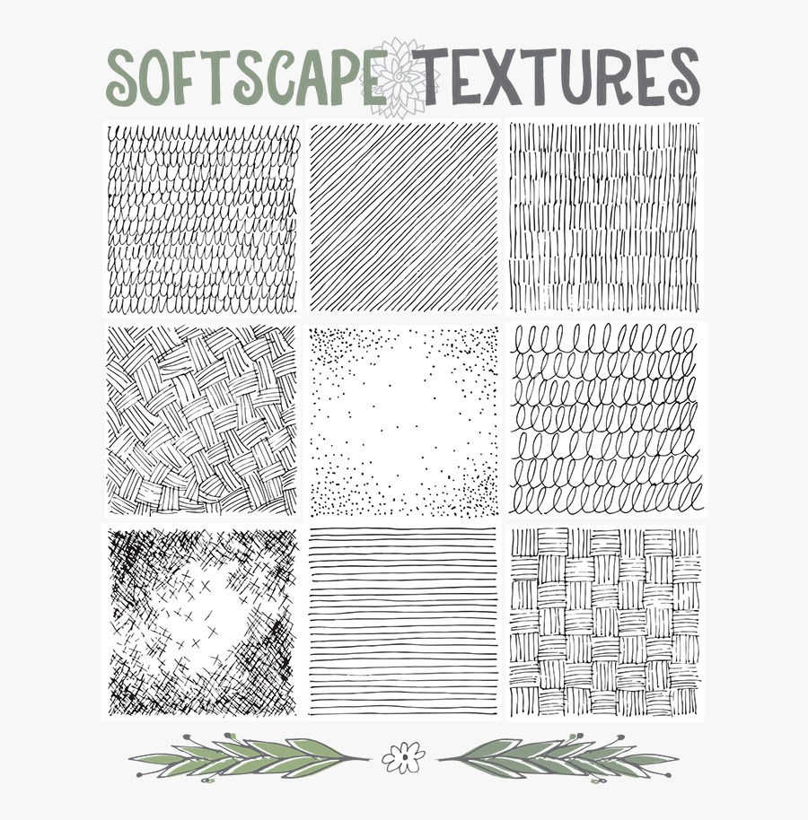 Drawn Texture Textured - Landscape Texture Drawing, Transparent Clipart