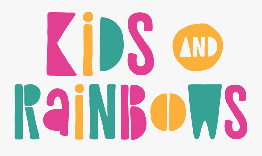 Kids & Rainbows - Graphic Design, Transparent Clipart