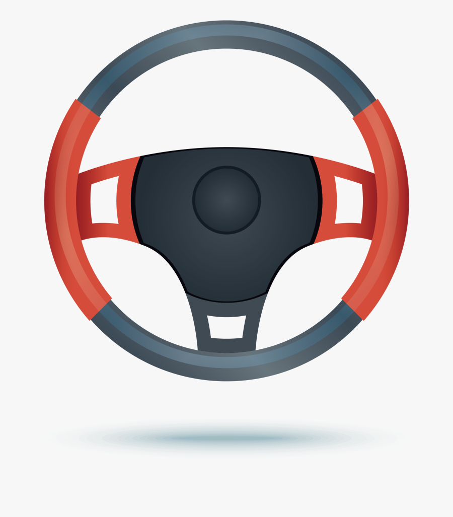 Car Steering Wheel Euclidean Vector - Transparent Steering Wheel Vector Png, Transparent Clipart