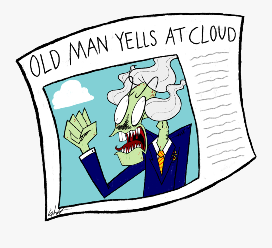 Old Man Yells At , Transparent Cartoons, Transparent Clipart