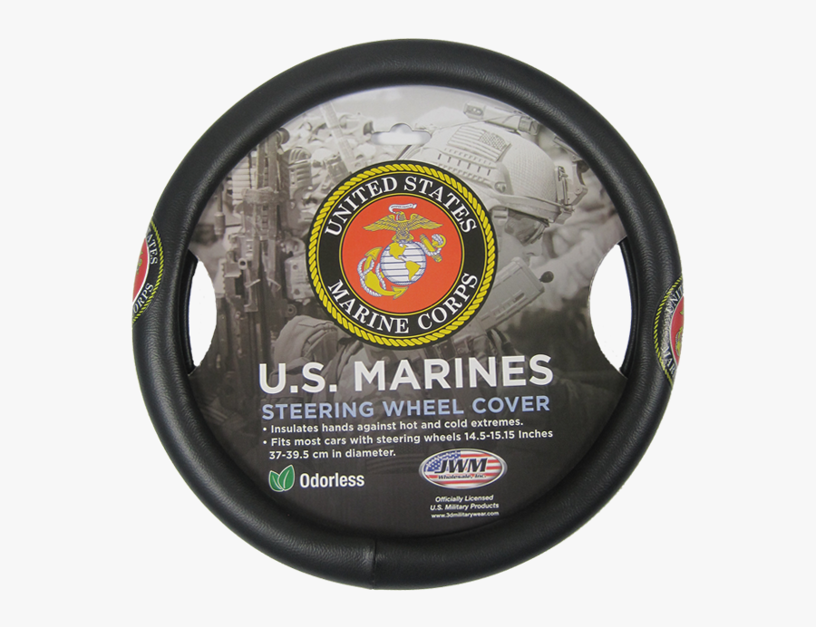 Usmc Steering Wheel Cover - Marine Corps Steering Wheel Cover, Transparent Clipart