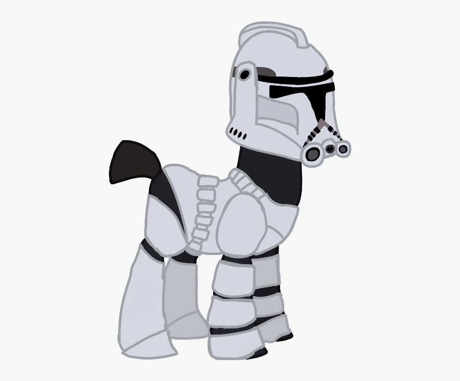 Ripped-ntripps, Clone, Clone Trooper, Clone Wars, Ponified, - Cartoon Star Wars Trooper Clipart, Transparent Clipart