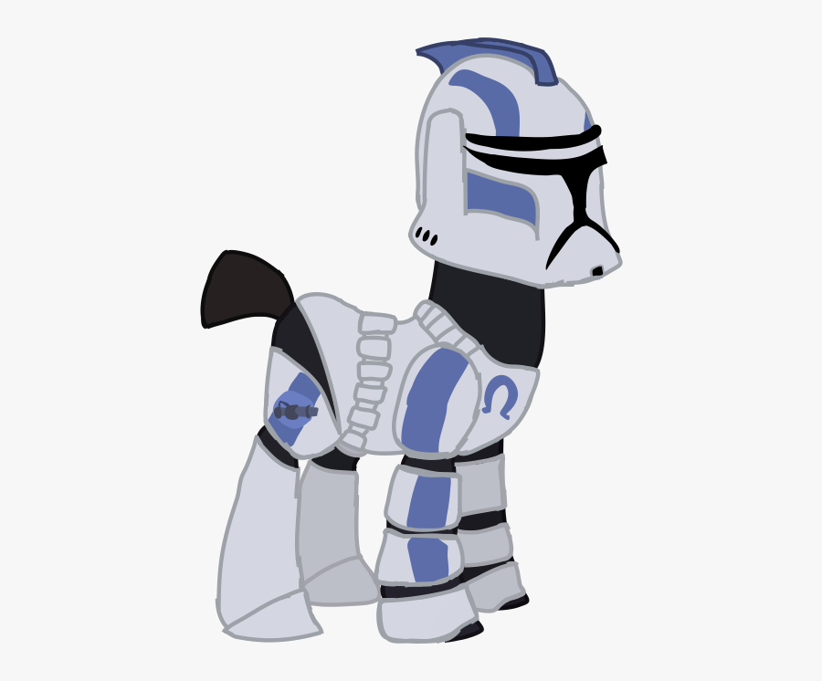 Echo From Star Wars The Clone Wars Vector By Ripped - Mlp Star Wars Clone, Transparent Clipart