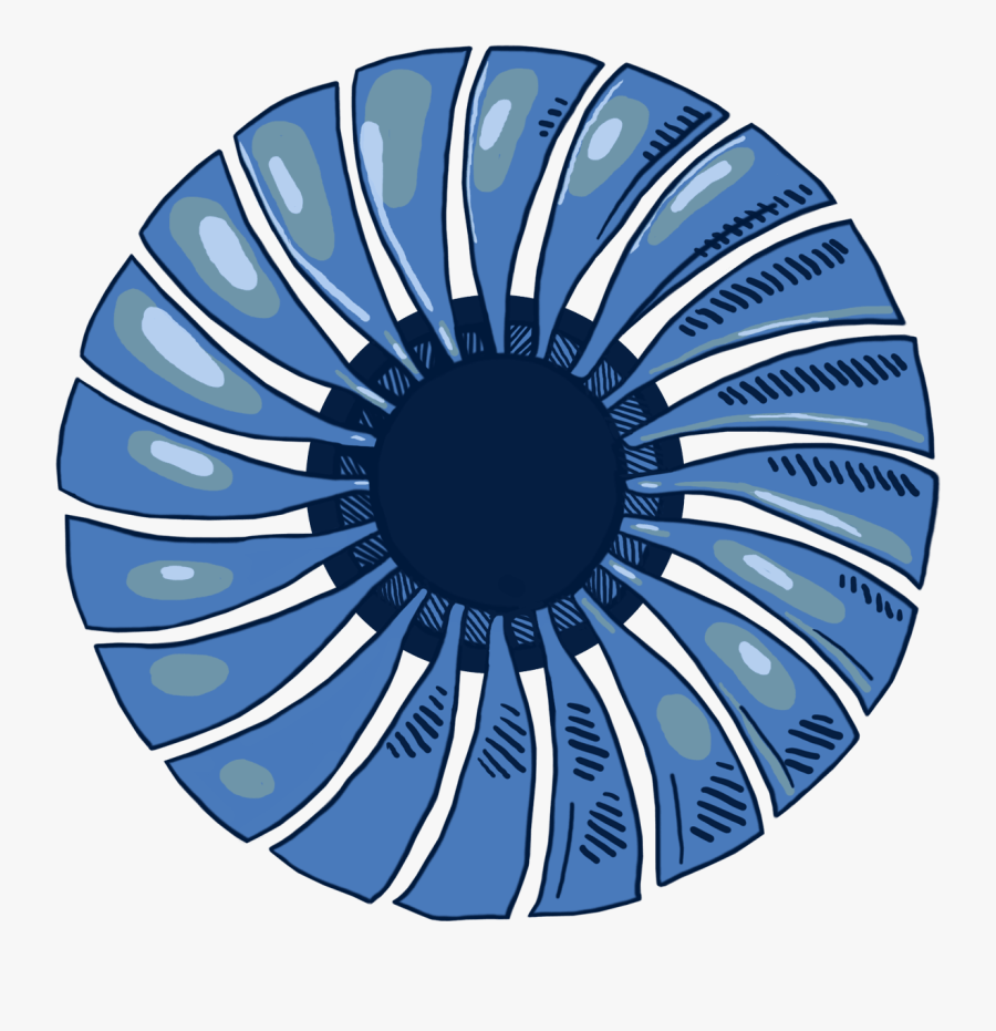 Pratt & Whitney Pure Power Geared Turbofan - Turbofan, Transparent Clipart