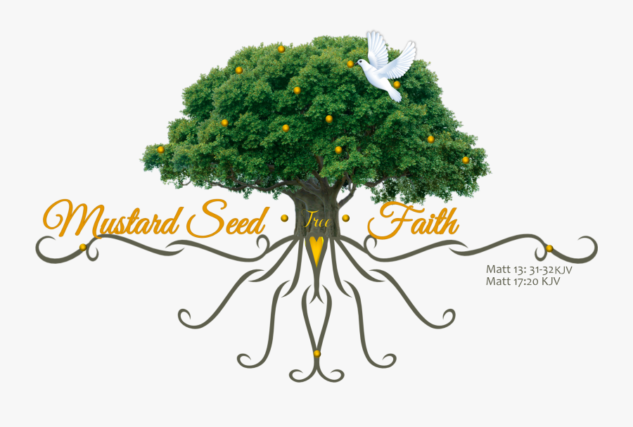 Faith Mustard Seed Tree, Transparent Clipart