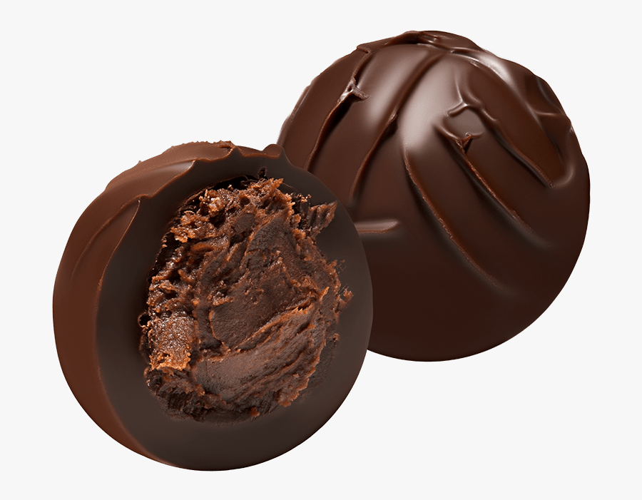 Dark Chocolate Truffles - Dark Chocolate Truffle Png, Transparent Clipart