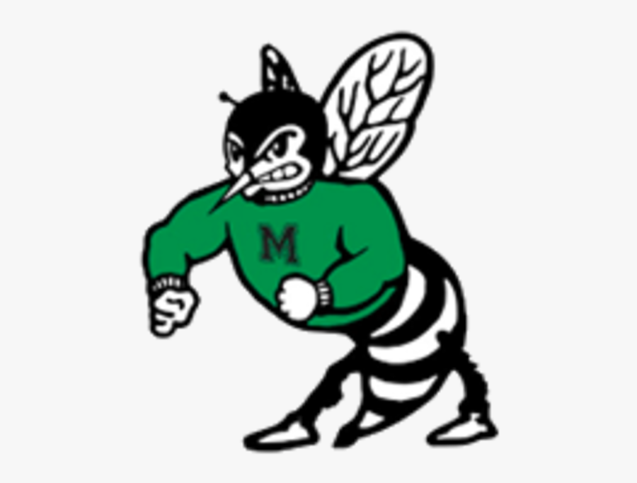 The Malvern Hornets - Malvern High School Mascot, Transparent Clipart