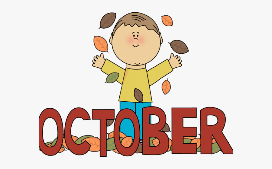 Months Of The Year October, Transparent Clipart