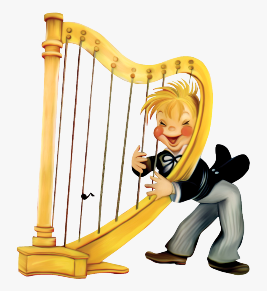 Bebe, Gifs, Clipart, Gif Animado, Música, Niños, Todo - Kid Playing Harp Clipart, Transparent Clipart