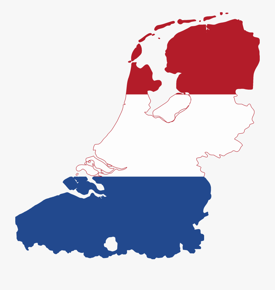 Map,clip Art,world - Flag Map Of The Netherlands, Transparent Clipart