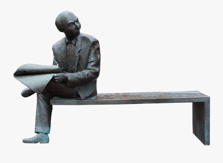 Man Sculpture Art Statue Figure Artwork Male - Outdoor Sculpture Png, Transparent Clipart