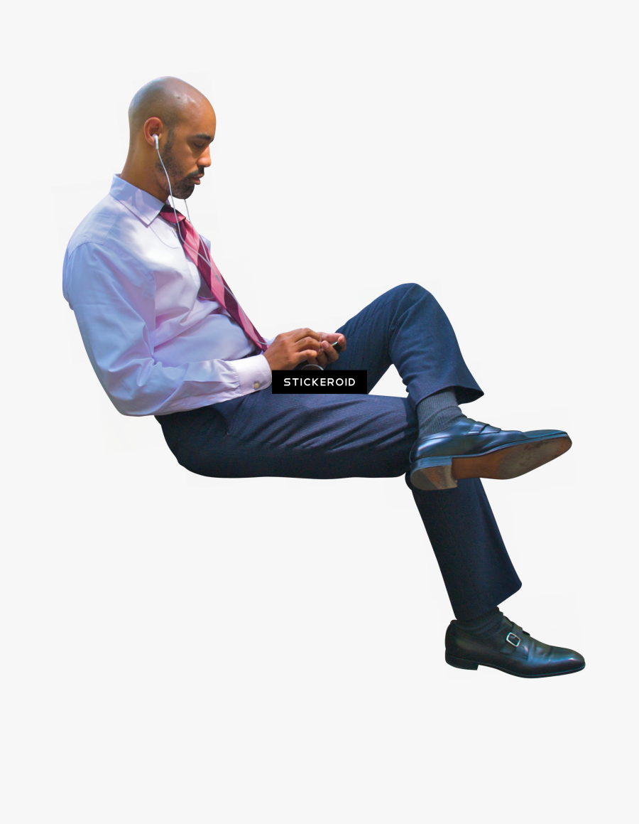 Sitting Businessman Man , Png Download - Business Man Sitting Png, Transparent Clipart