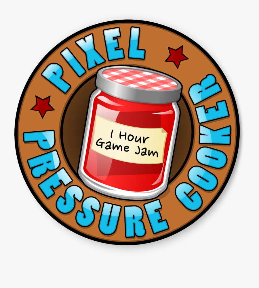 Pixel Pressure Cooker Logo - Pressure, Transparent Clipart