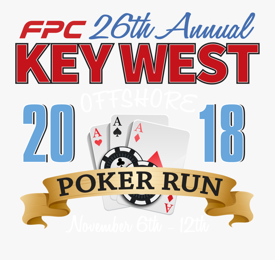 26th Annual Key West Offshore Poker Run Clipart , Png - Poker Run Key West 2019, Transparent Clipart