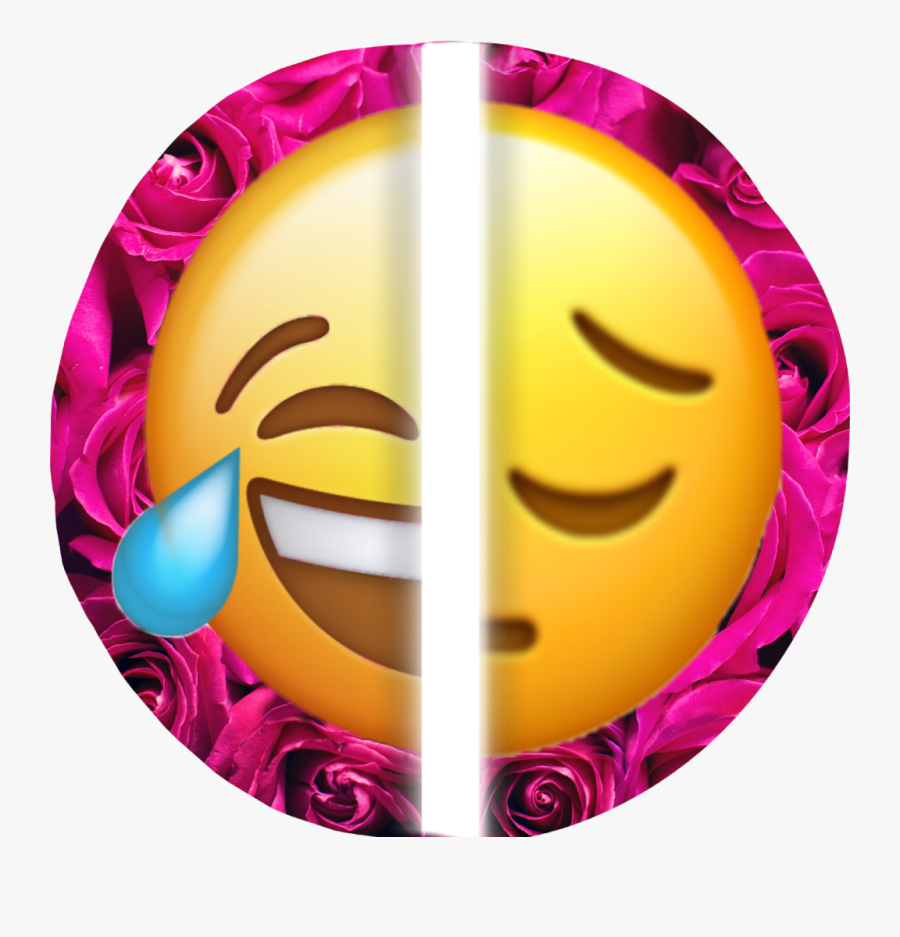 #happy #sad #emoji - Happy Sad Double Face, Transparent Clipart