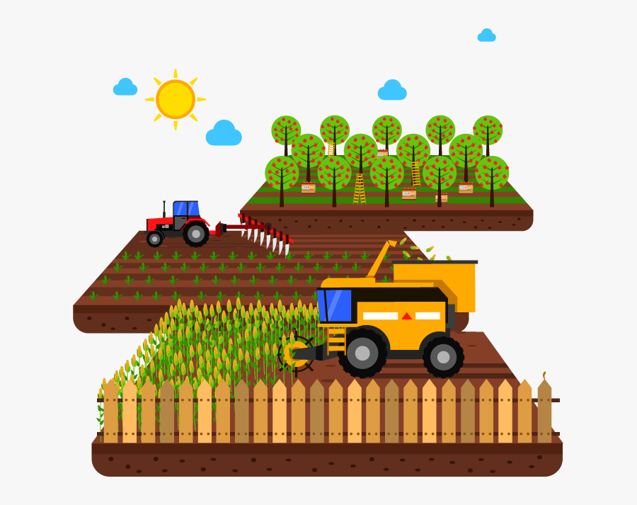 Instant Monitoring Of Data From Sensors On Stations, - Agricultura Ilustracion, Transparent Clipart