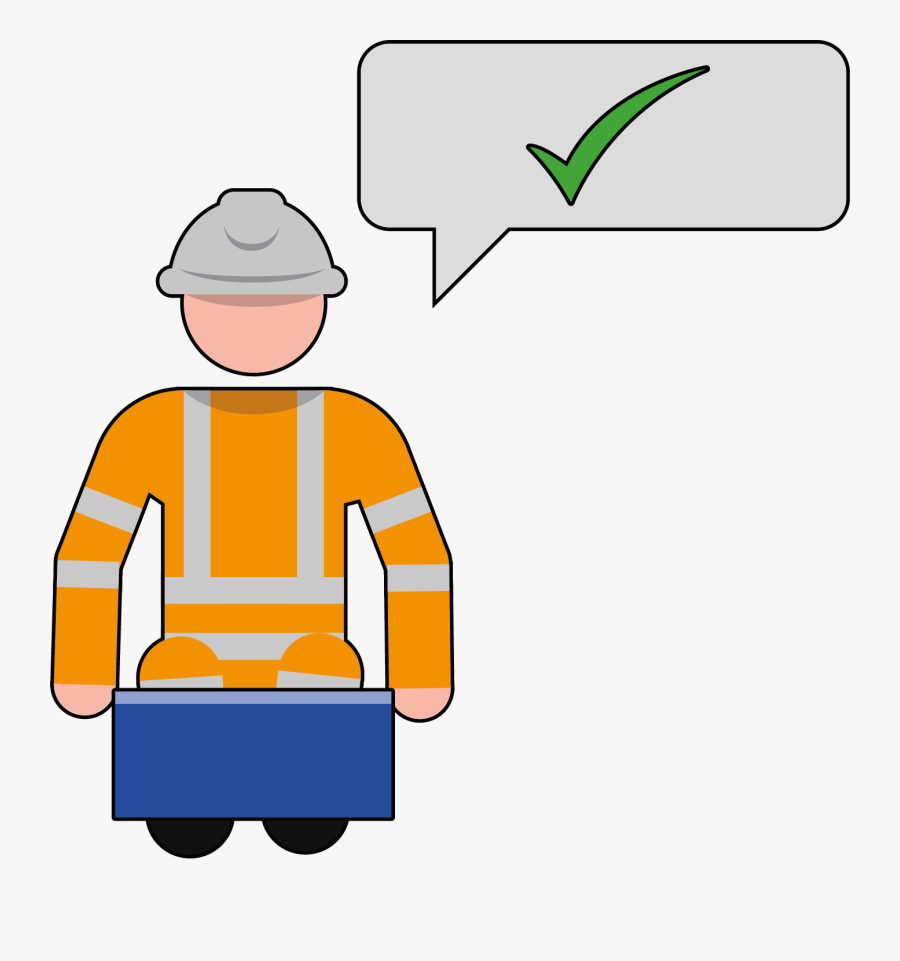Construction Clipart Safety - Cartoon, Transparent Clipart