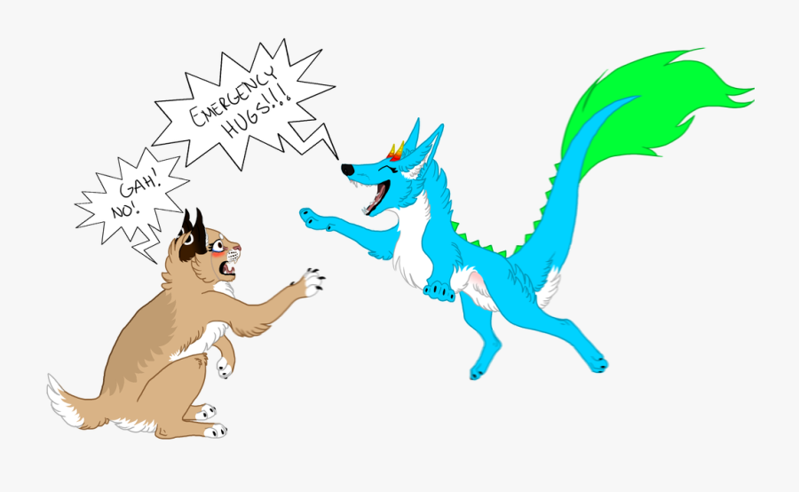 Kangaroo Clipart Hug - Cartoon, Transparent Clipart