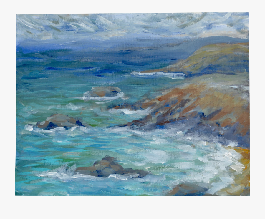 Clip Art Coastline Tabletop - Painting, Transparent Clipart