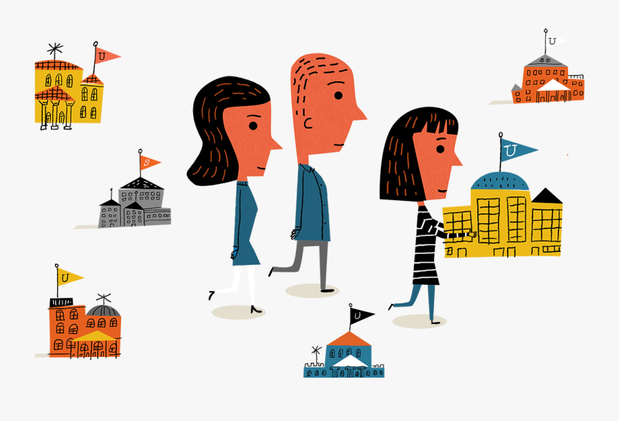 Selecting The Right School - Illustration, Transparent Clipart