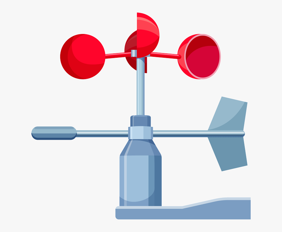 Wetterstation Wind Temperatur - Anemometer Icon, Transparent Clipart