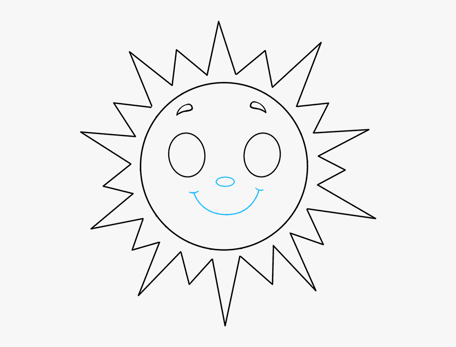 Sunlight Drawing Happy Sun - Sun Png Draw Transparent, Transparent Clipart