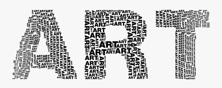 Clip Art Clipart Fractal Black Big - Typography Art, Transparent Clipart