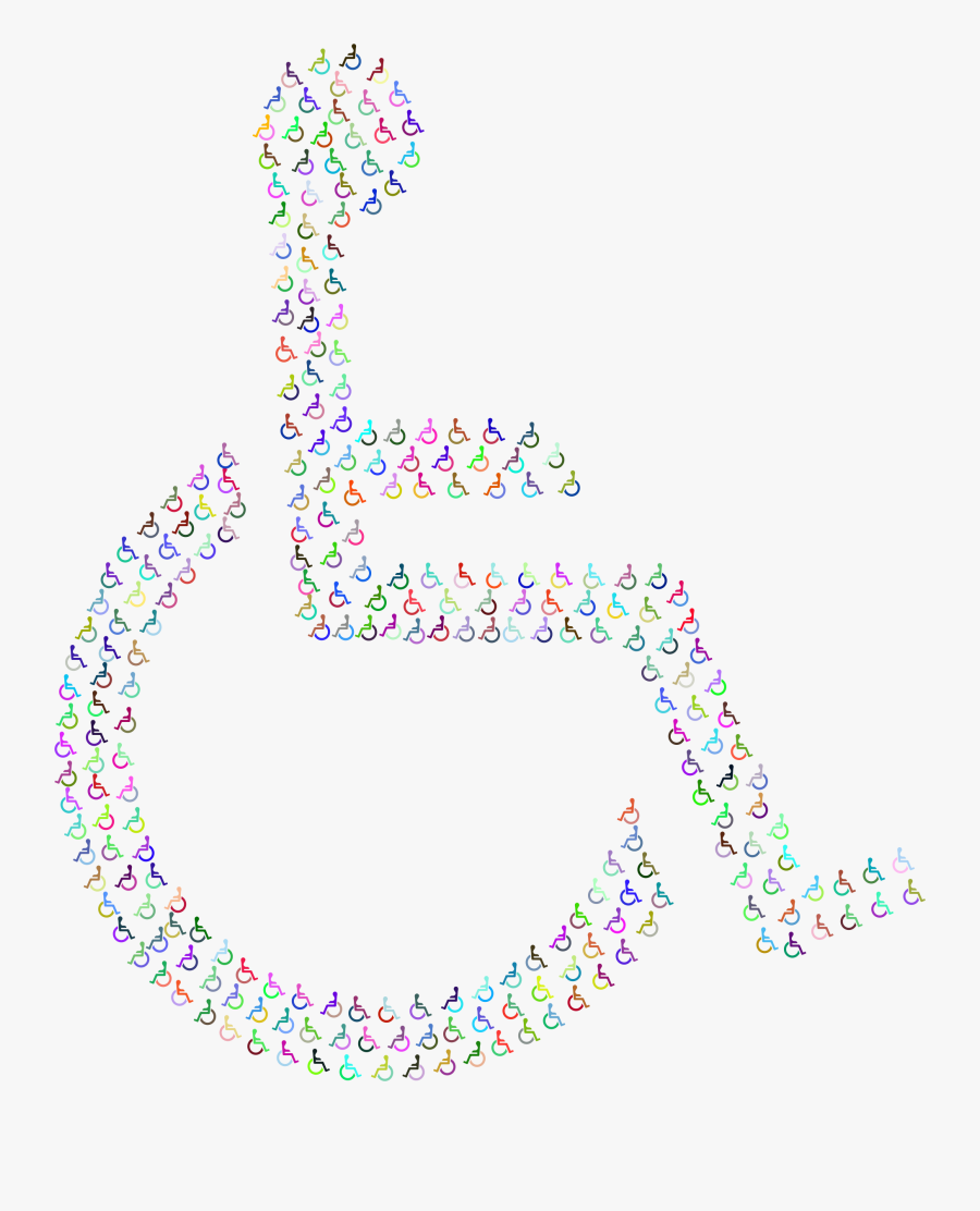 Pink Clipart Wheelchair - Circle, Transparent Clipart