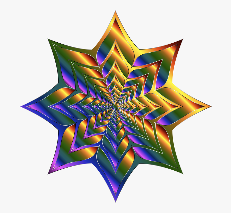 Symbol,fractal Art,symmetry - Emblem, Transparent Clipart