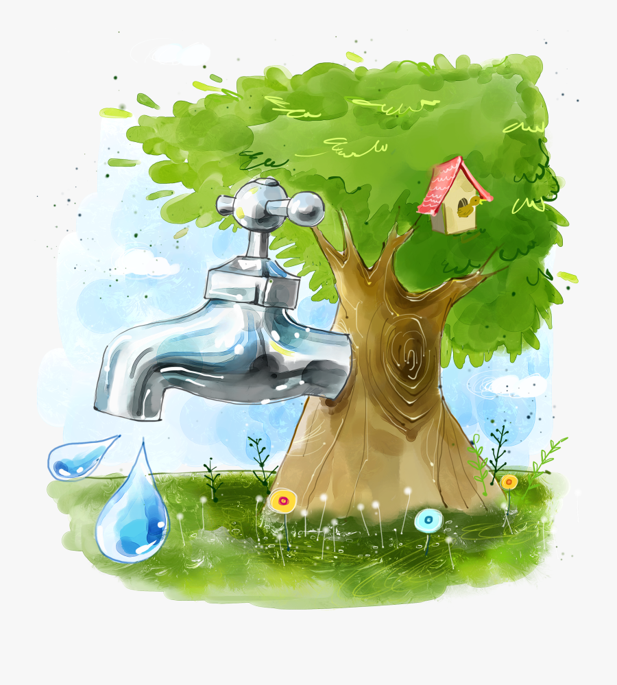 Transparent Water Saving Clipart - Water Is Saving Cartoons, Transparent Clipart