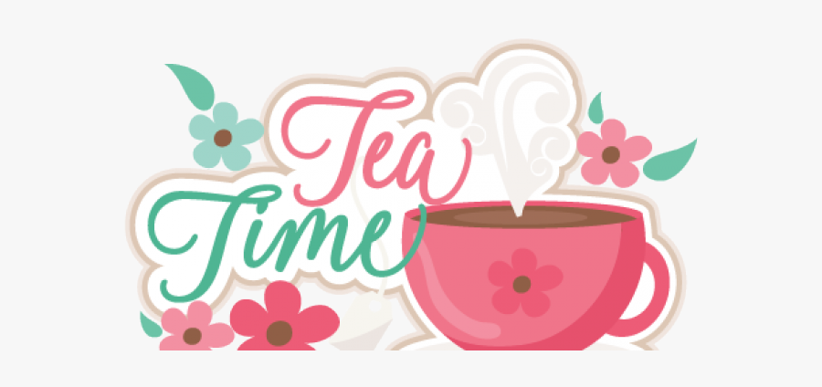 Tea Time Clipart Teacup Saucer - Tea Time Clip Art, Transparent Clipart