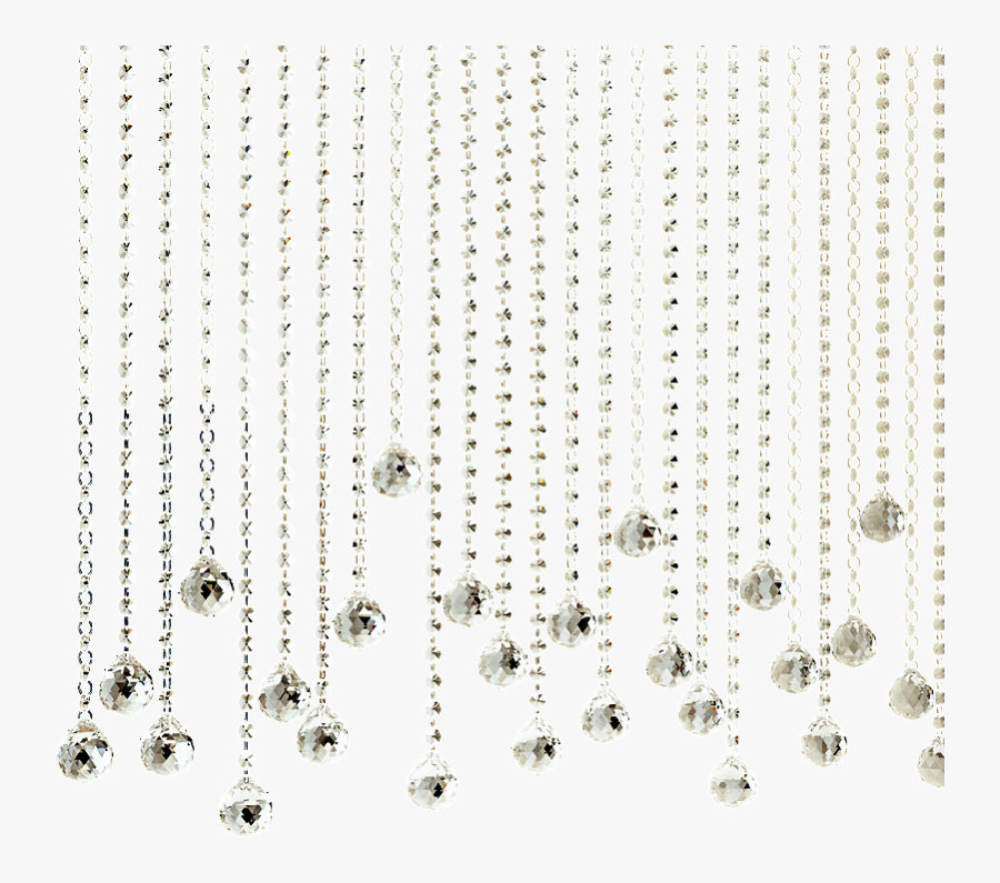 #beads #curtains #rhinestones #border - Necklace, Transparent Clipart