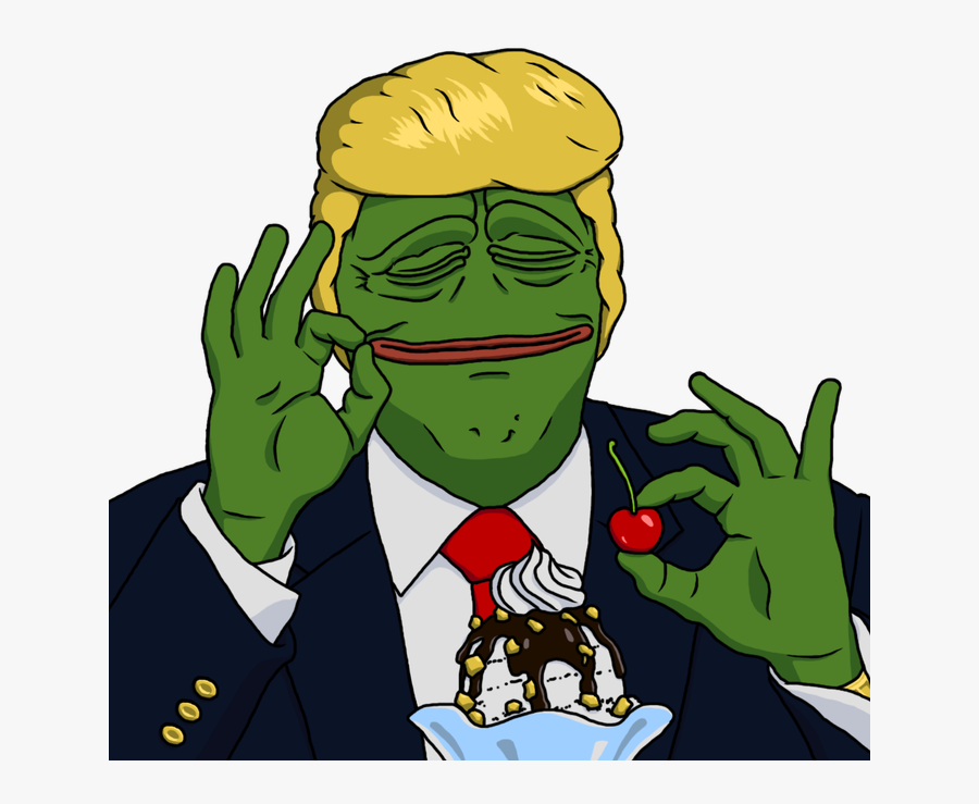 Trump Png Pepe - Pepe Le Trump, Transparent Clipart